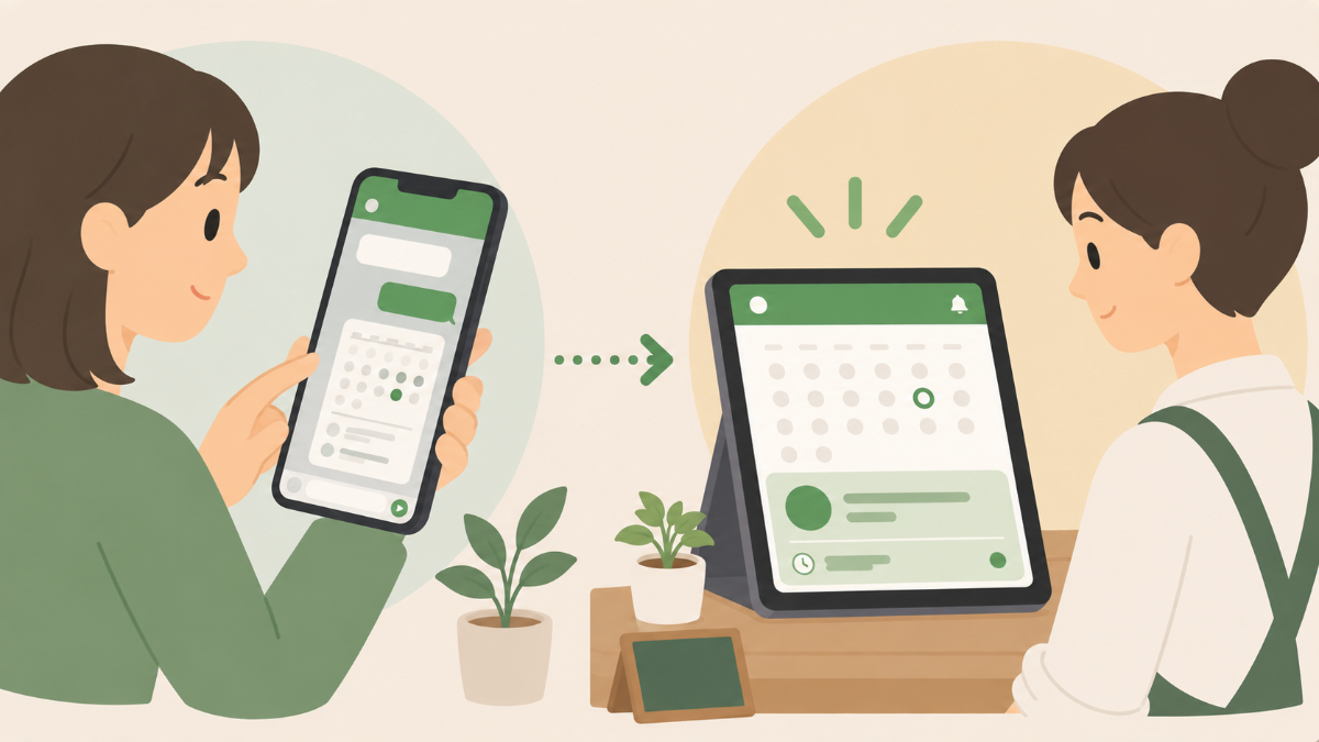 LINEからの予約